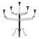 Brutalist Metal Candle Holder