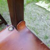 Series of 6 leather chairs 1970