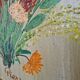 Oil on burlap and frame