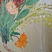 Huile sur toile de jute et chassis