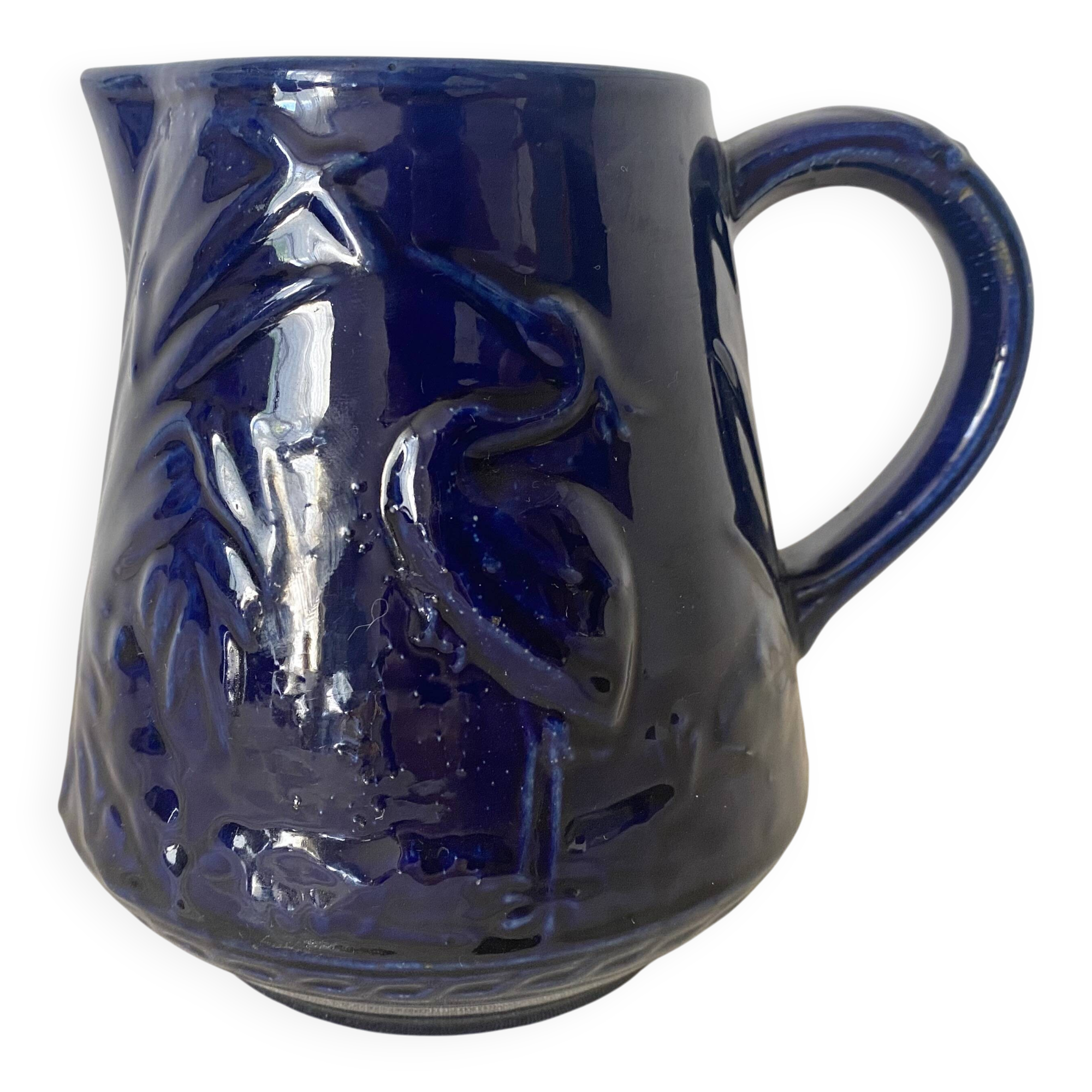 Heron slip jug made in England