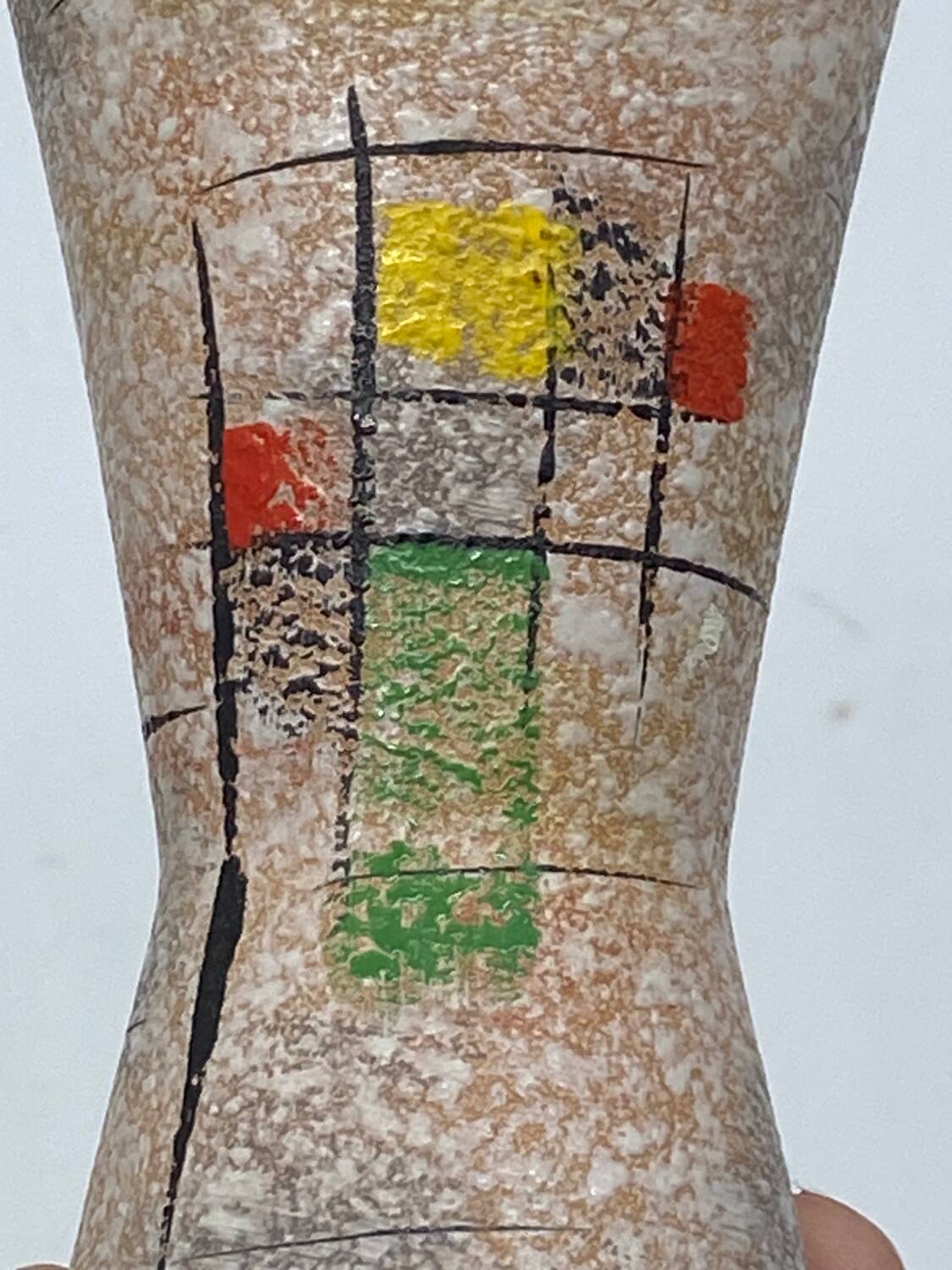Vintage FOREIGN diabolo vase, German circa 1950 / 1960