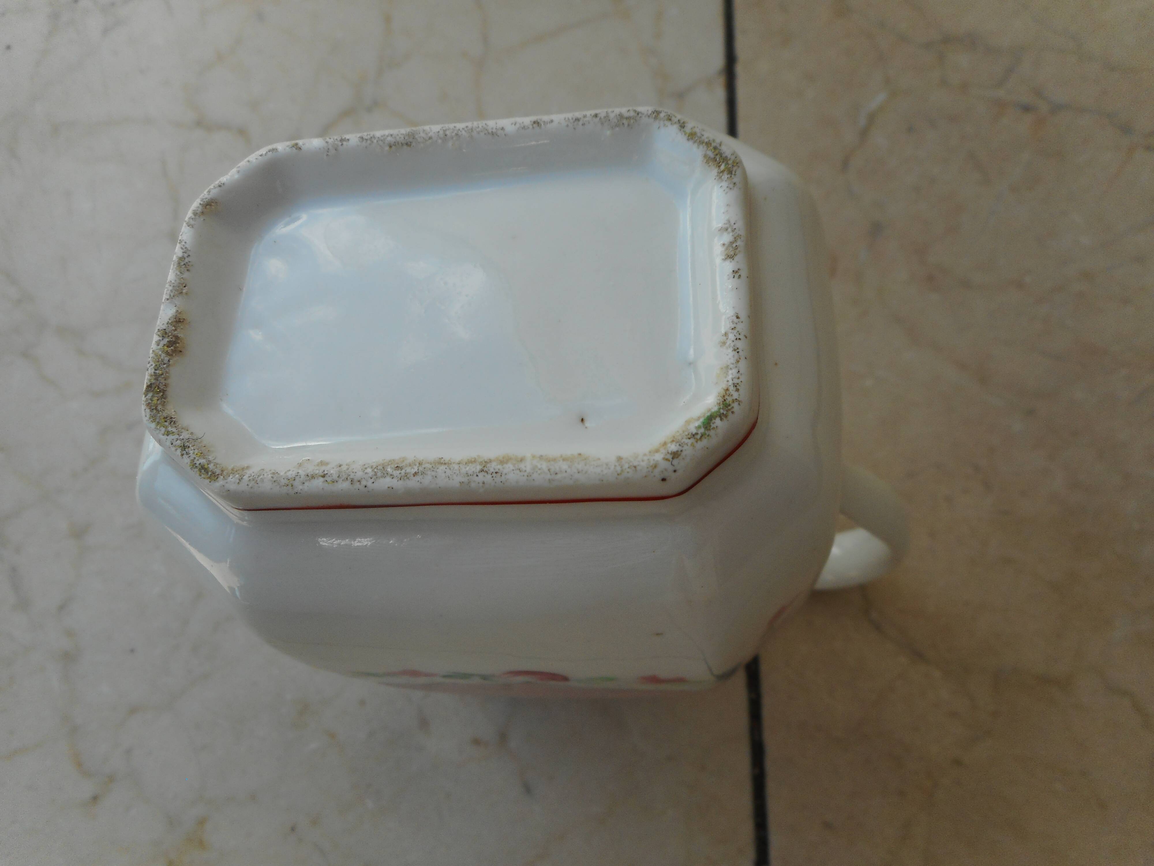 Ancient porcelain pitcher