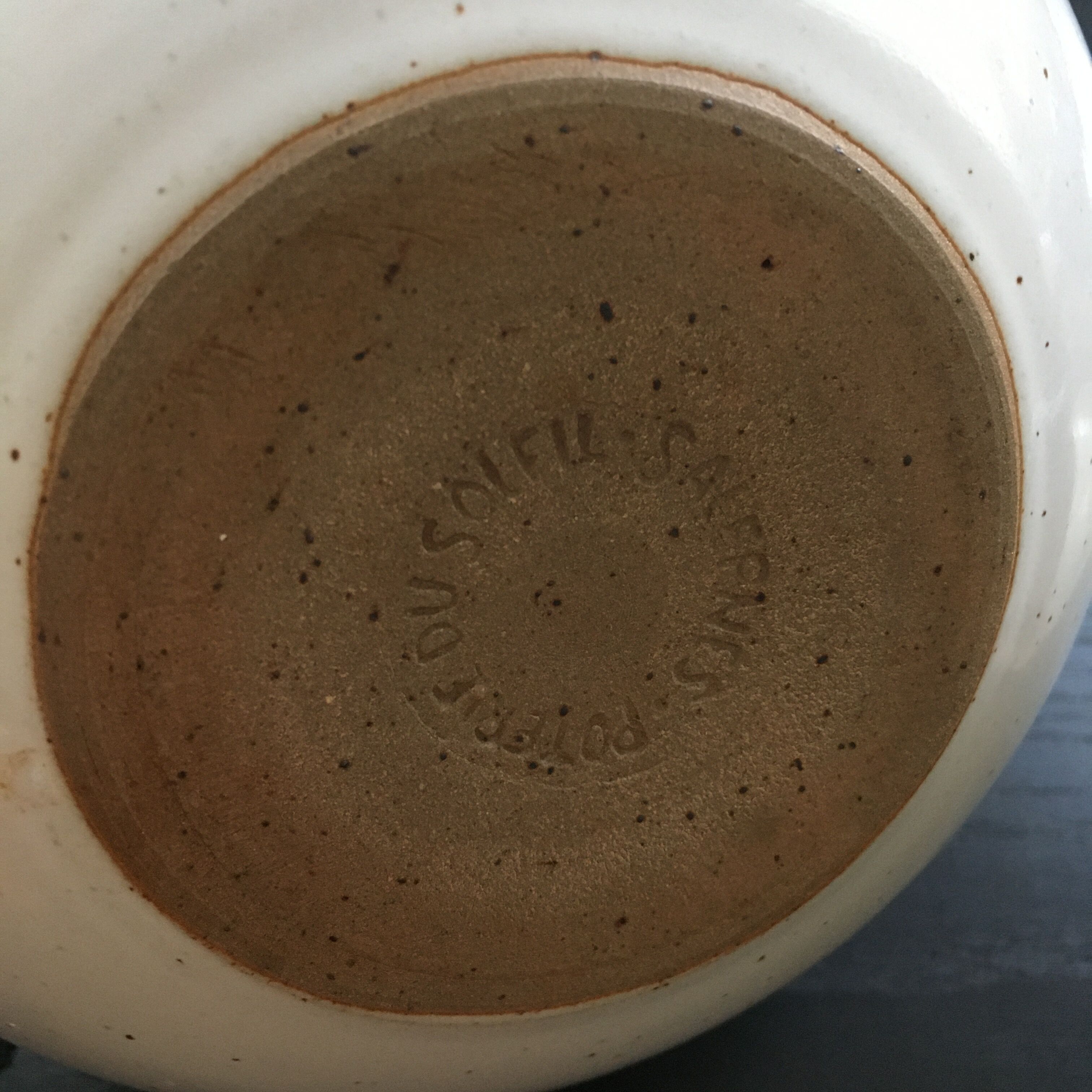 Salernes pottery teapot