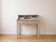 Retro painted wooden tiered desk