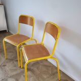 Set of 2 school chairs
