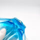 Murano Italy Deep Bowl - Organic Design Lagoon Blue