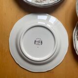 Glen - set of 6 flat plates gien moustiers