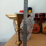Gilded bronze candle holder