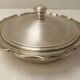Antique silver-plated vegetable dish, tableware