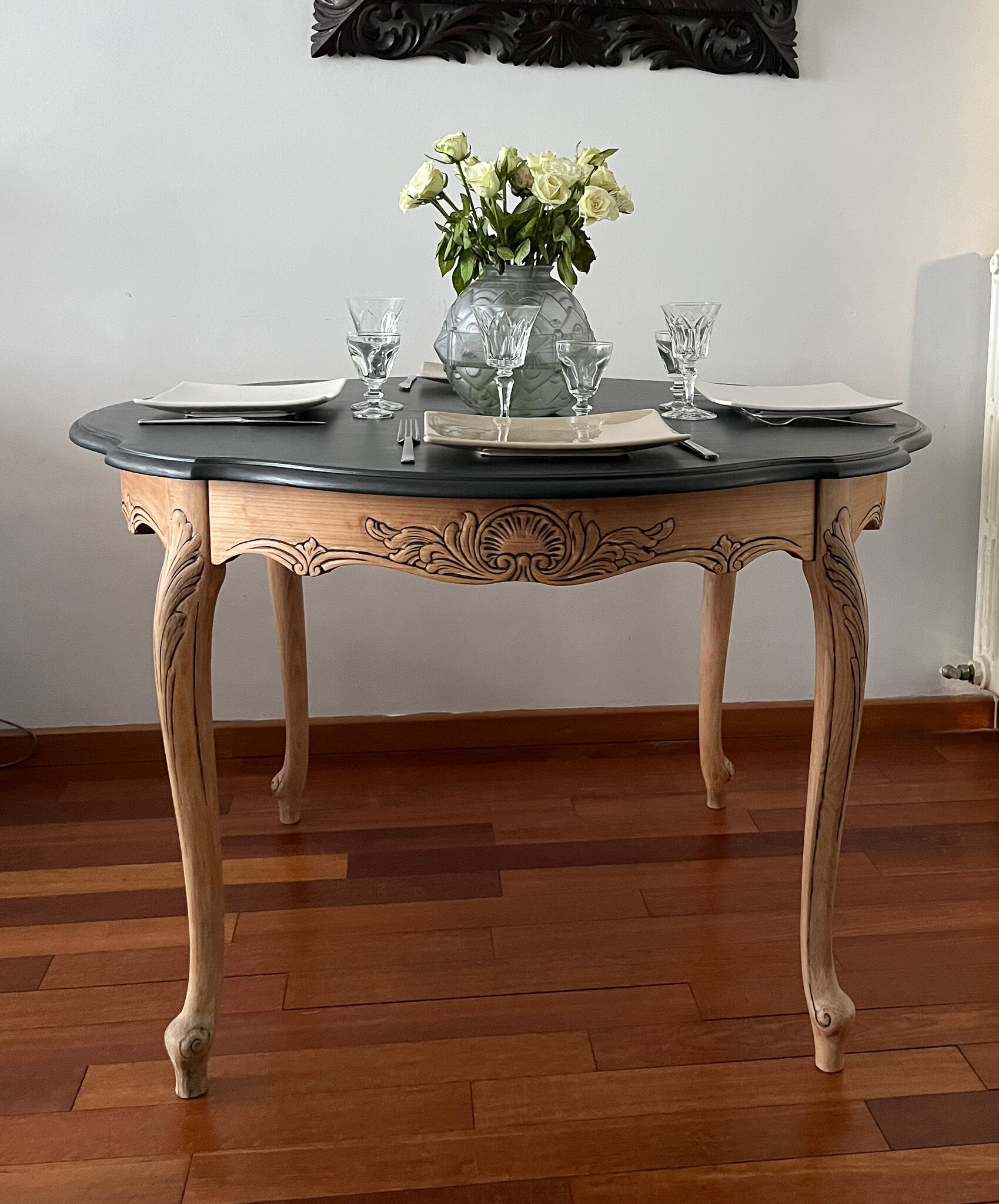 Table ronde vintage