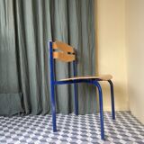 Cobalt Blue Stacking Chairs