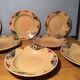 Suite 9 plates empty art deco