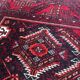 Vintage Afghan handmade rug - 100x183 cm