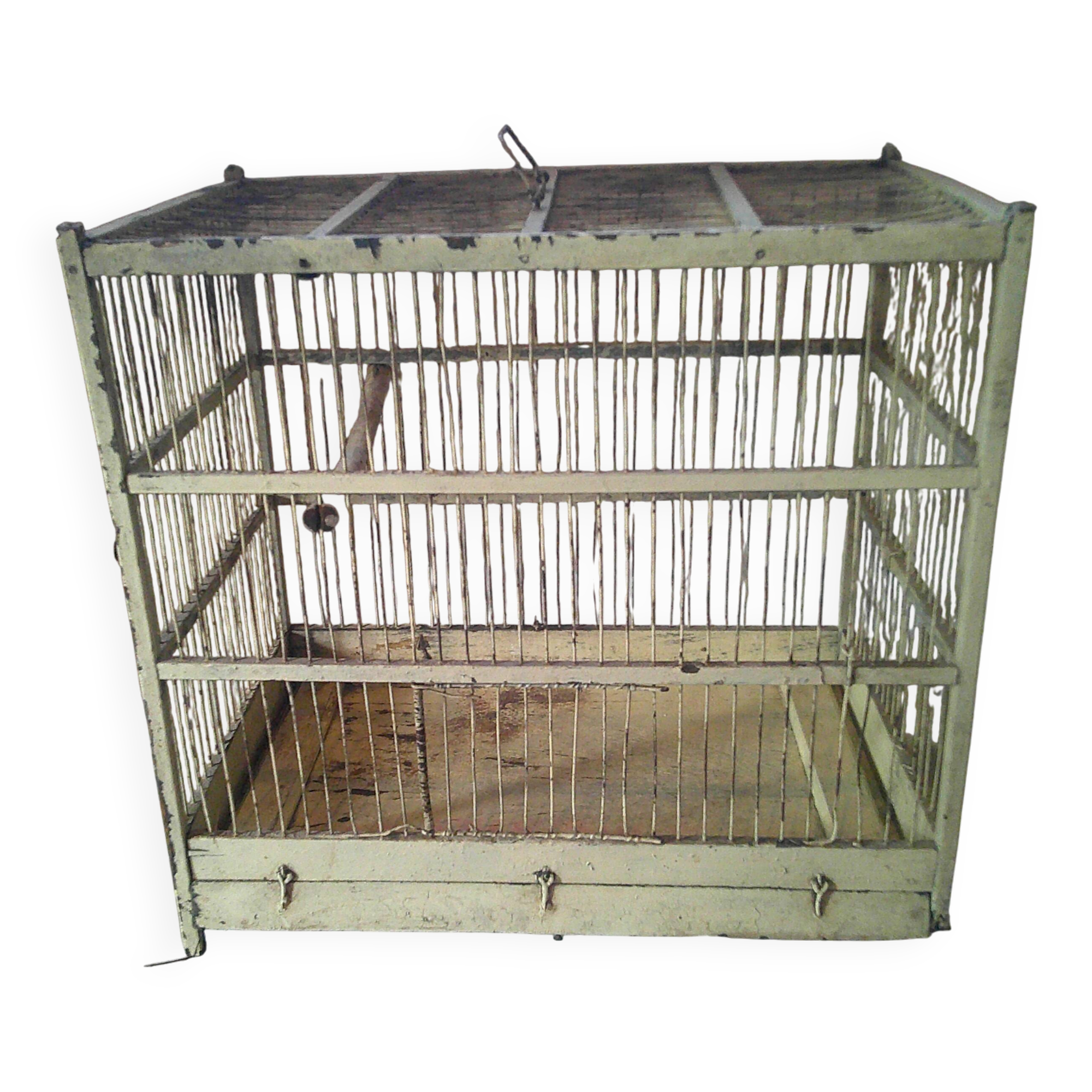 Old wooden cage from the 1960s