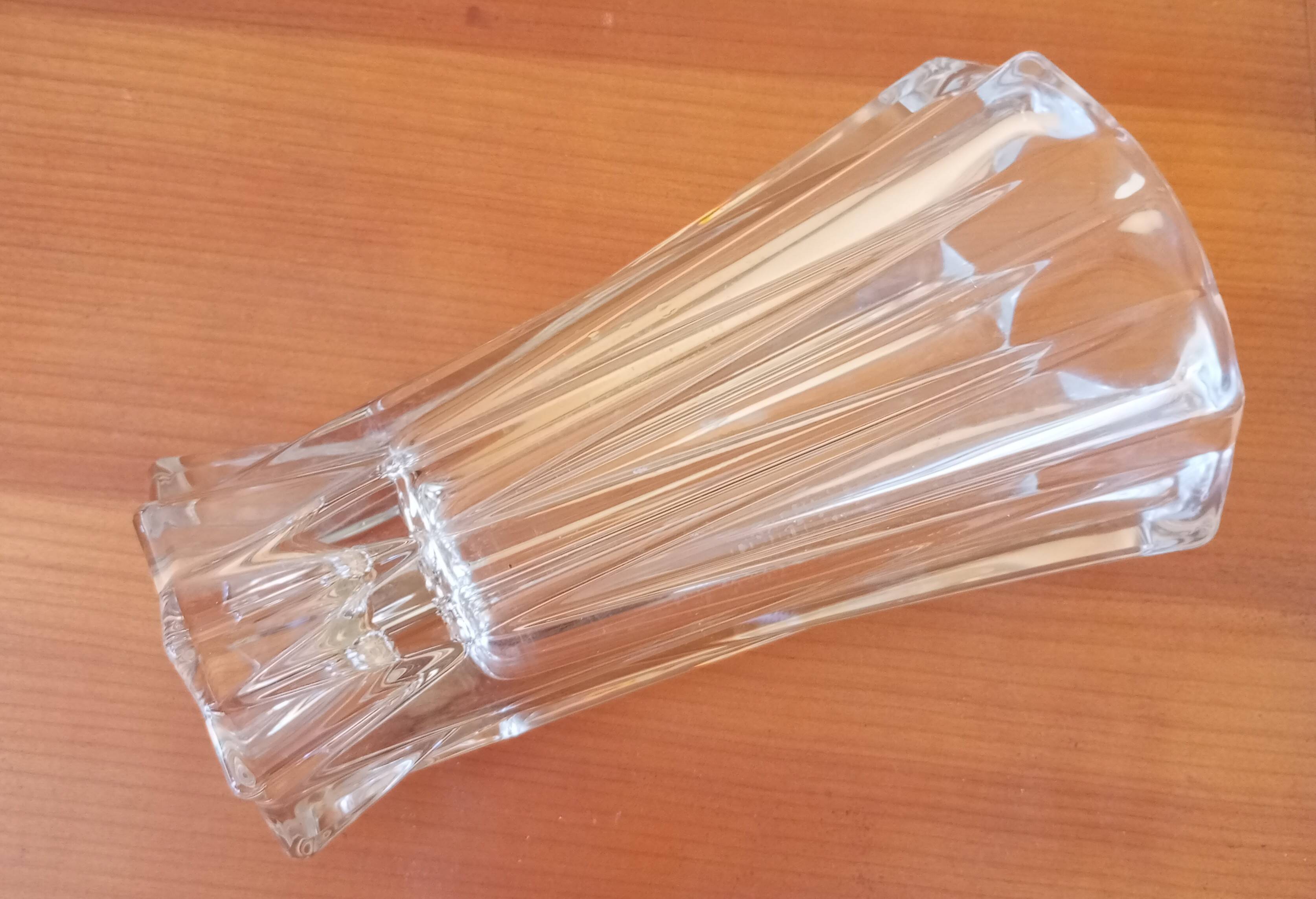 Crystal vase from the 70s - 80s