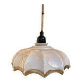 Vintage opaline glass pendant