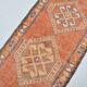 Tapis couloir Oushak vintage sku 3545