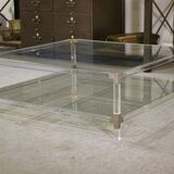 Large coffee table in polymethyl methacrylate 1970s