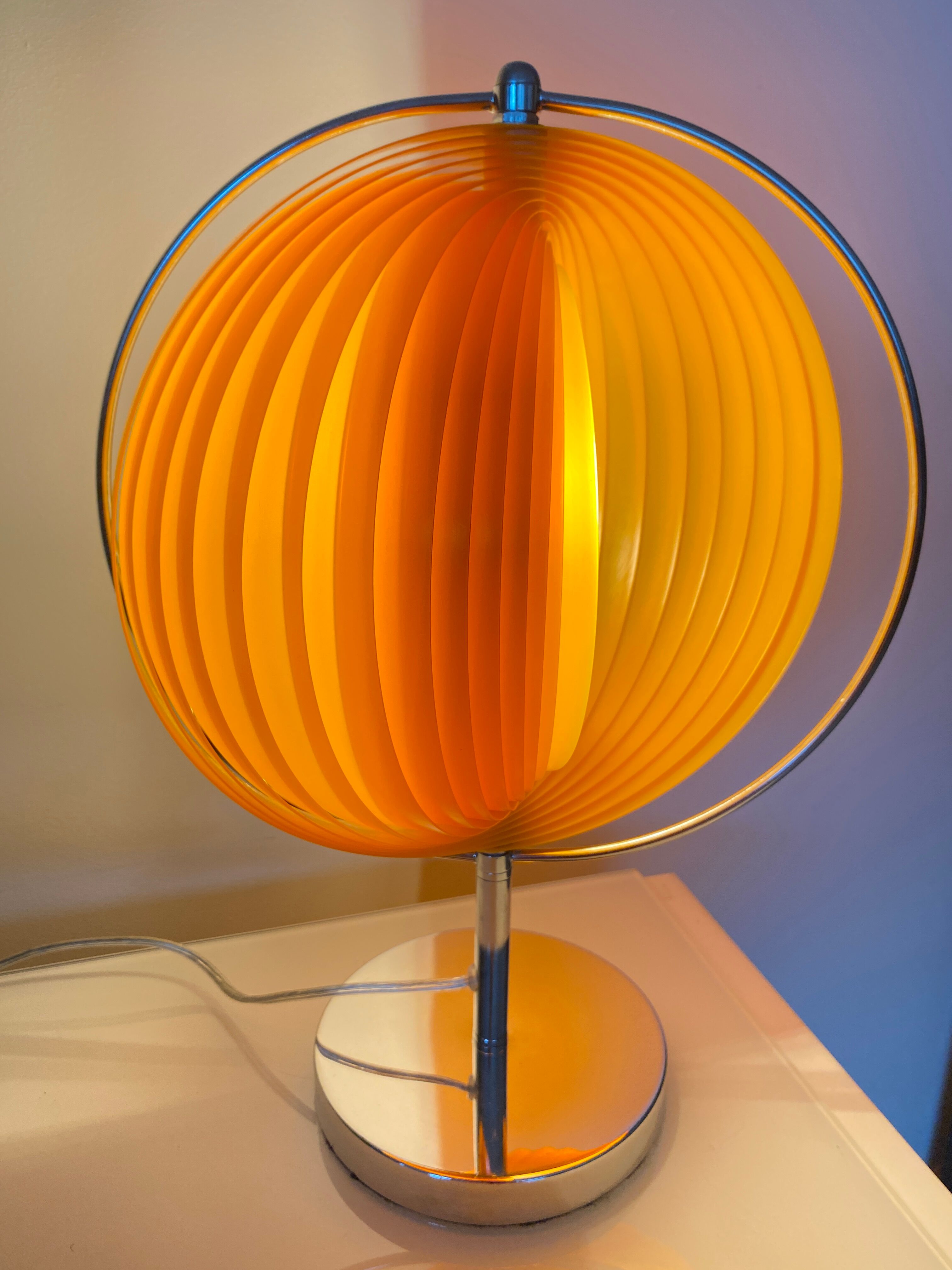 Vintage moon table lamp