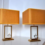"Apple" a house the Dolphin lamp pair