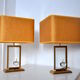 "Apple" a house the Dolphin lamp pair