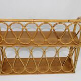 Rattan shelf