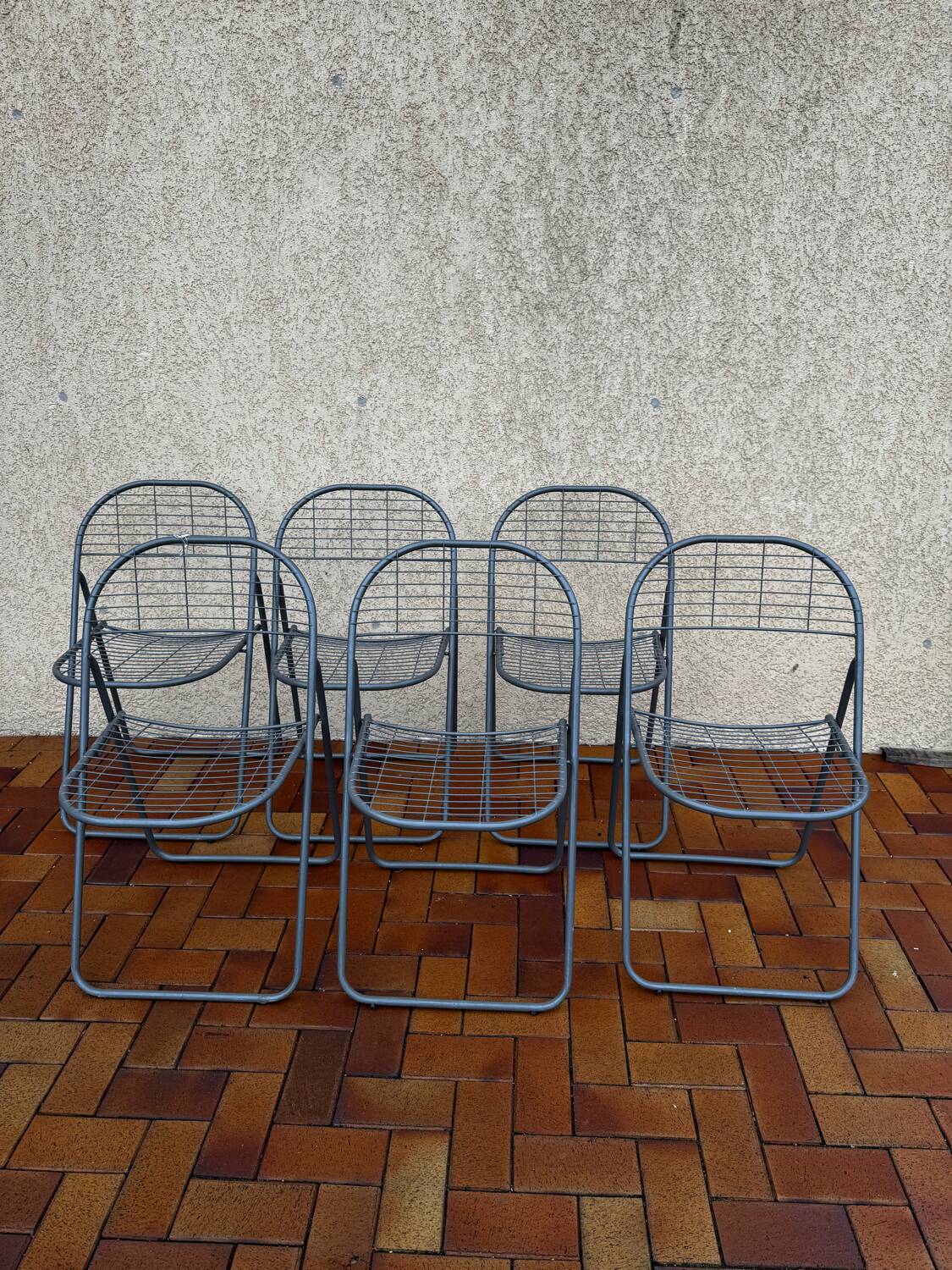 Chaises pliantes vintage Åland par Niels Gammelgaard pour Ikea, set de 6