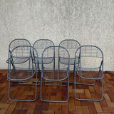 Chaises pliantes vintage Åland par Niels Gammelgaard pour Ikea, set de 6