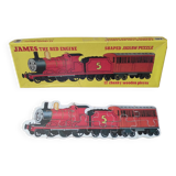 Old puzzle James the red engine, Thomas the train