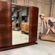 Art Deco wardrobe in rosewood