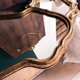 Golden Mirror Baroque Style 33x50cm