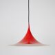 Danish vintage Semi lamp by Bonderup and Thorup, 1968