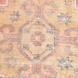 4x8 Red Geometric Turkish Rug 127x247Cm SK 22752