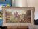 Oil Painting Canvas Hunting Hound Horse Signed Lebailly