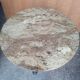 Vintage marble top bistro table