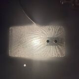 Large Murano Glass Sconces/ Flushmounts Set of 2