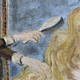 Huile sur toile illustration mode