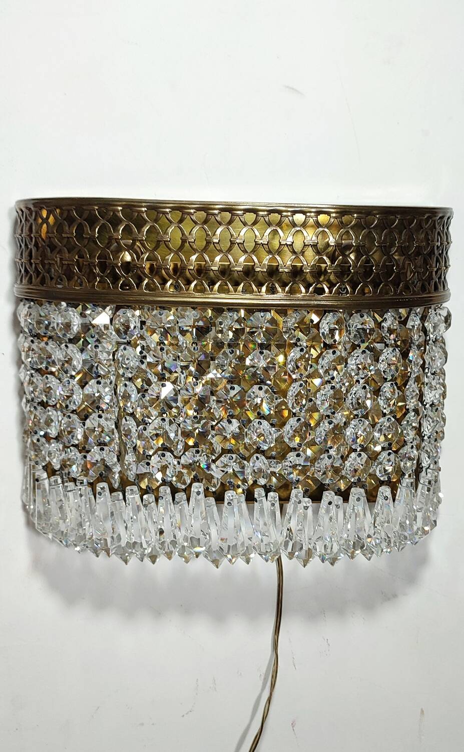 Par de lámparas de pared. España, 1960s.