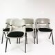Space age chairs, Vitra Dorsal, designed by G.Piretti & E. Ambas, Italy