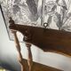 Turned wooden shelf