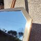 Vintage wall mirror from the 1960s-1970s.