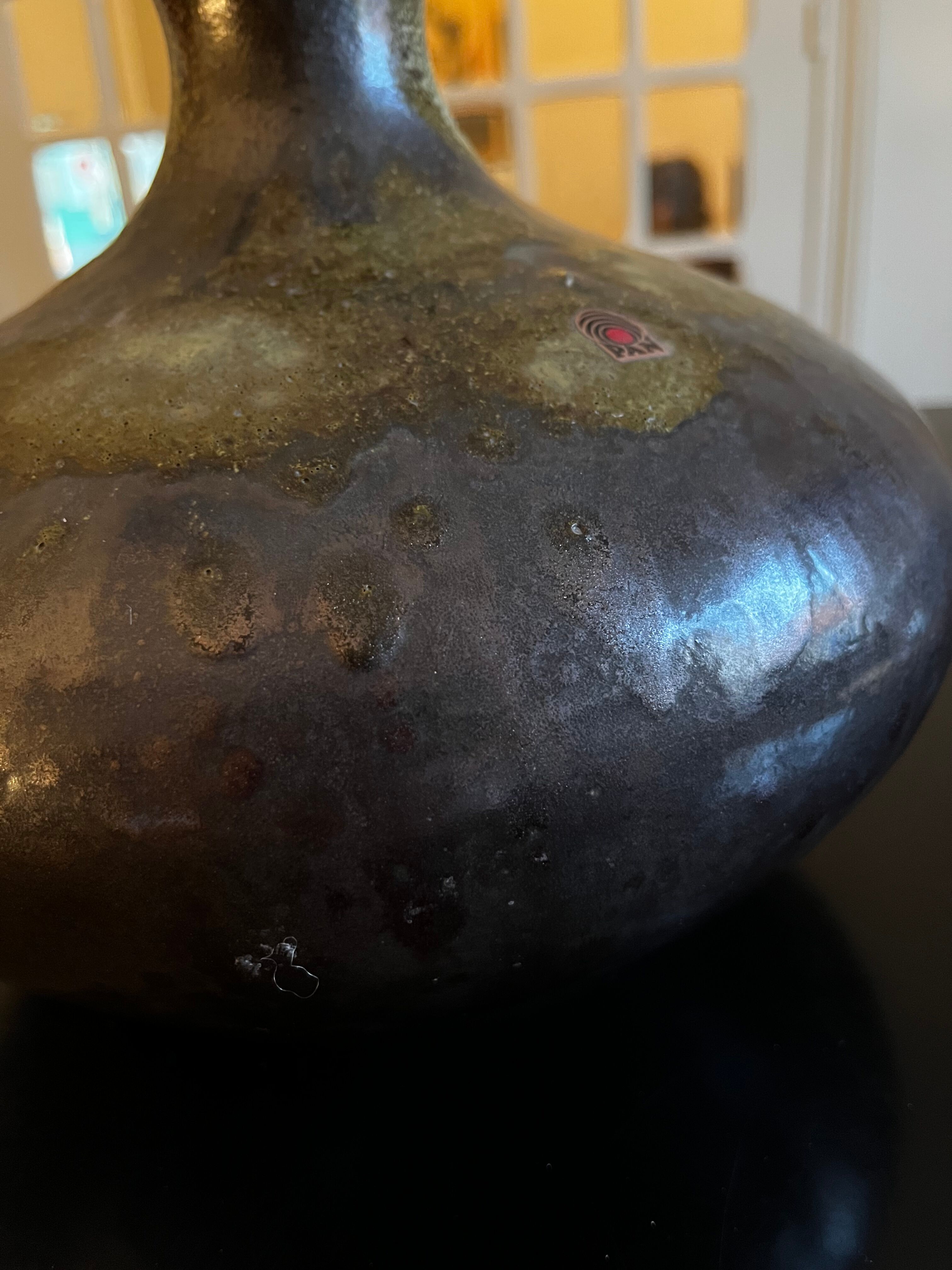 Vase en céramique années 60