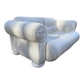 Fur Comodus — 2-Seater Leather Sofa — Germany — Sculptural Vintage Lounge