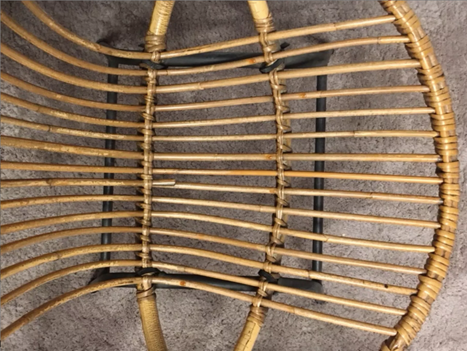 Pair of rattan chairs