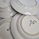 Set of 3 hollow plates and a henriot Quimper flat plate with traditional décor