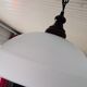 Satin glass dome suspension