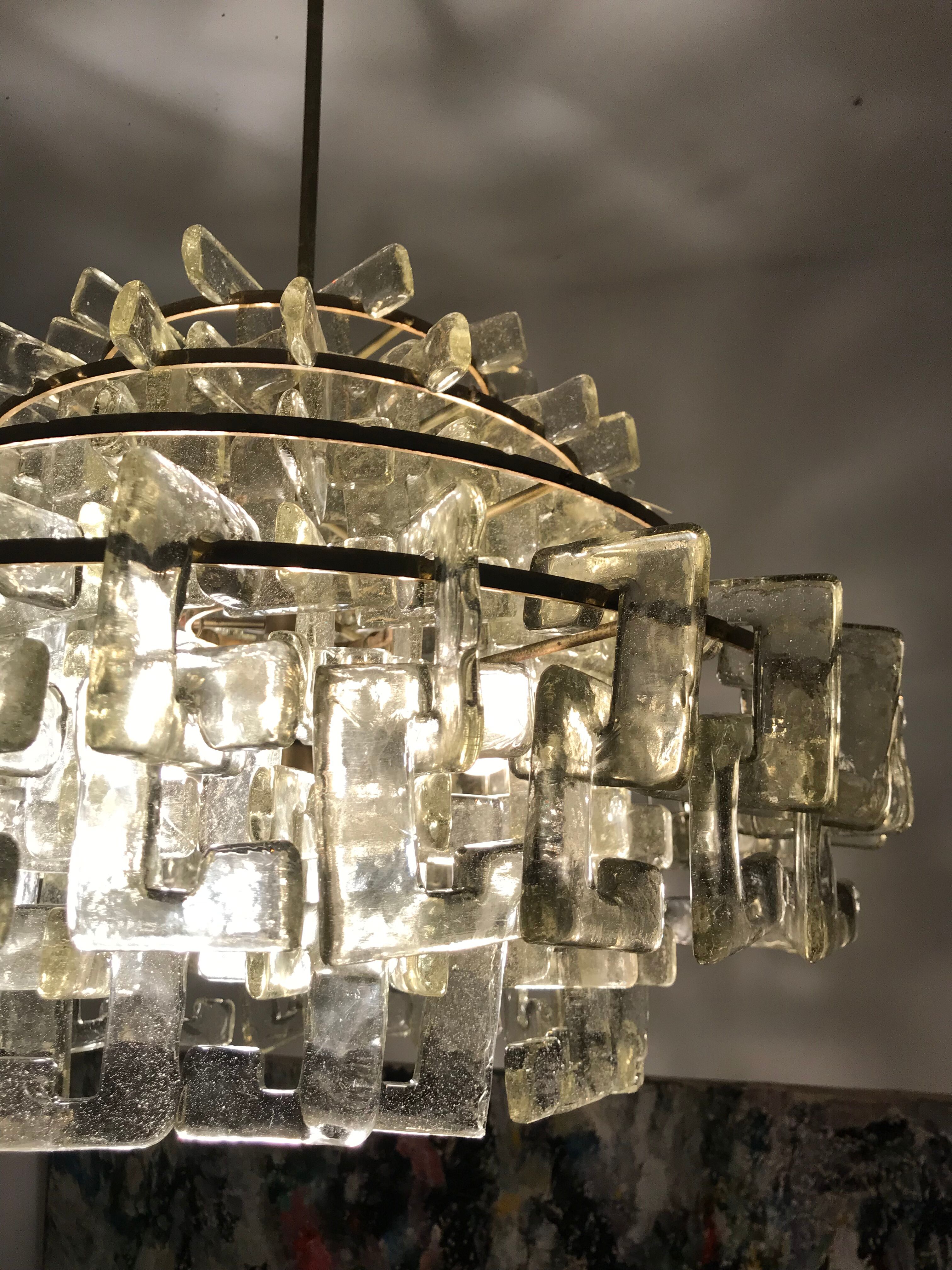 Carlo Nason glass chandelier