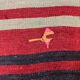 Vintage Turkish Kilim Kelim Rug shabby wool, country home boho 190x100 cm medium