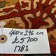 XL Vintage Arts and Crafts, W Morris style Rug 400x296 cm, Red Blue
